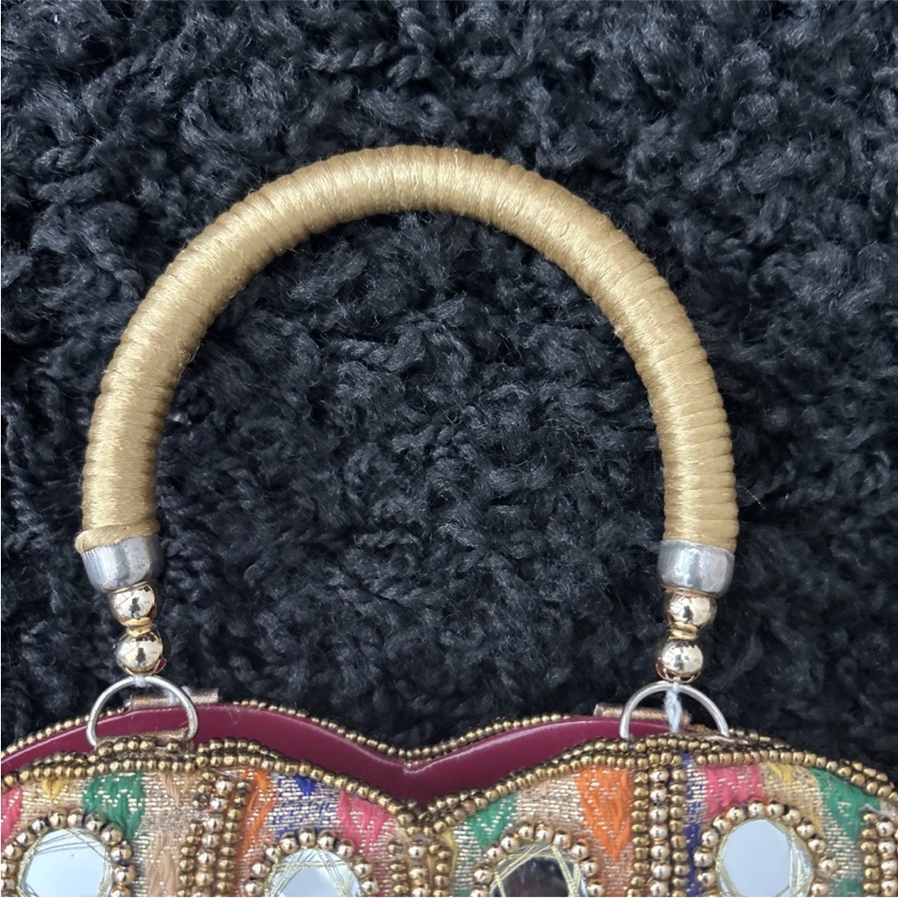 Embellished Multicolor Handbag - Picture 7 of 10